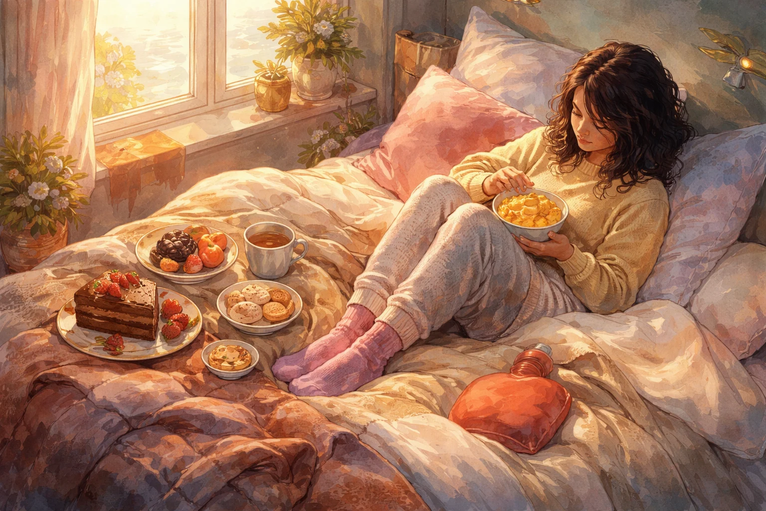 Comfort Foods During PMS: Gentle Ways to Feel Satisfied and Supported
