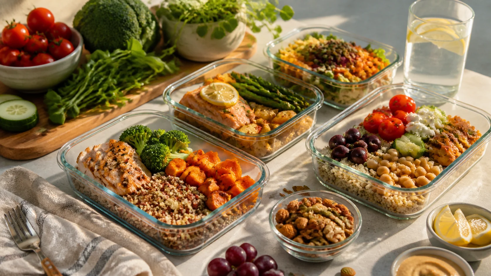 Healthy Meal Prep Ideas That Feel Gentle, Balanced, and Real