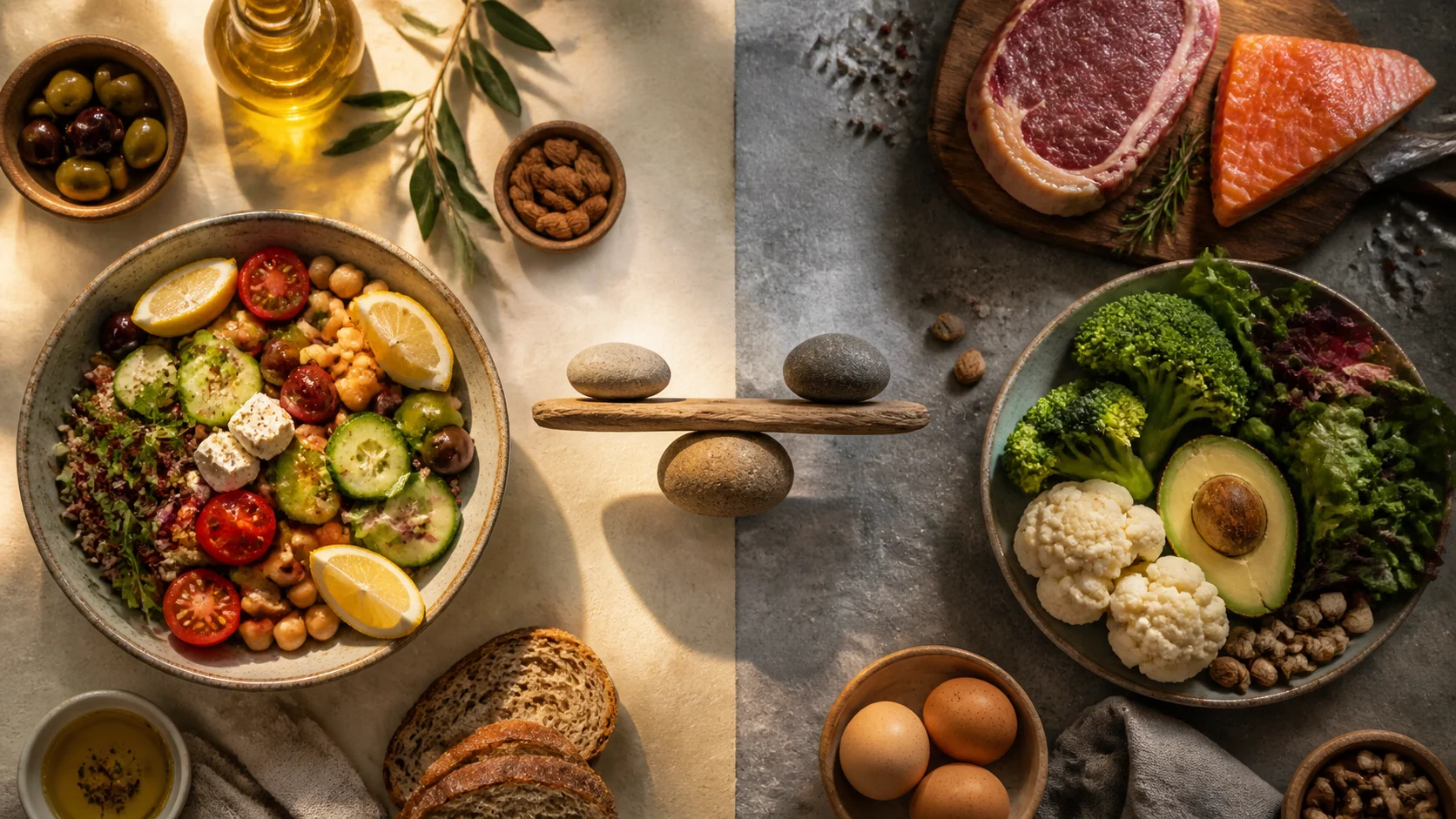 Mediterranean Diet vs Paleo Diet: A Gentler Way to Think About Eating