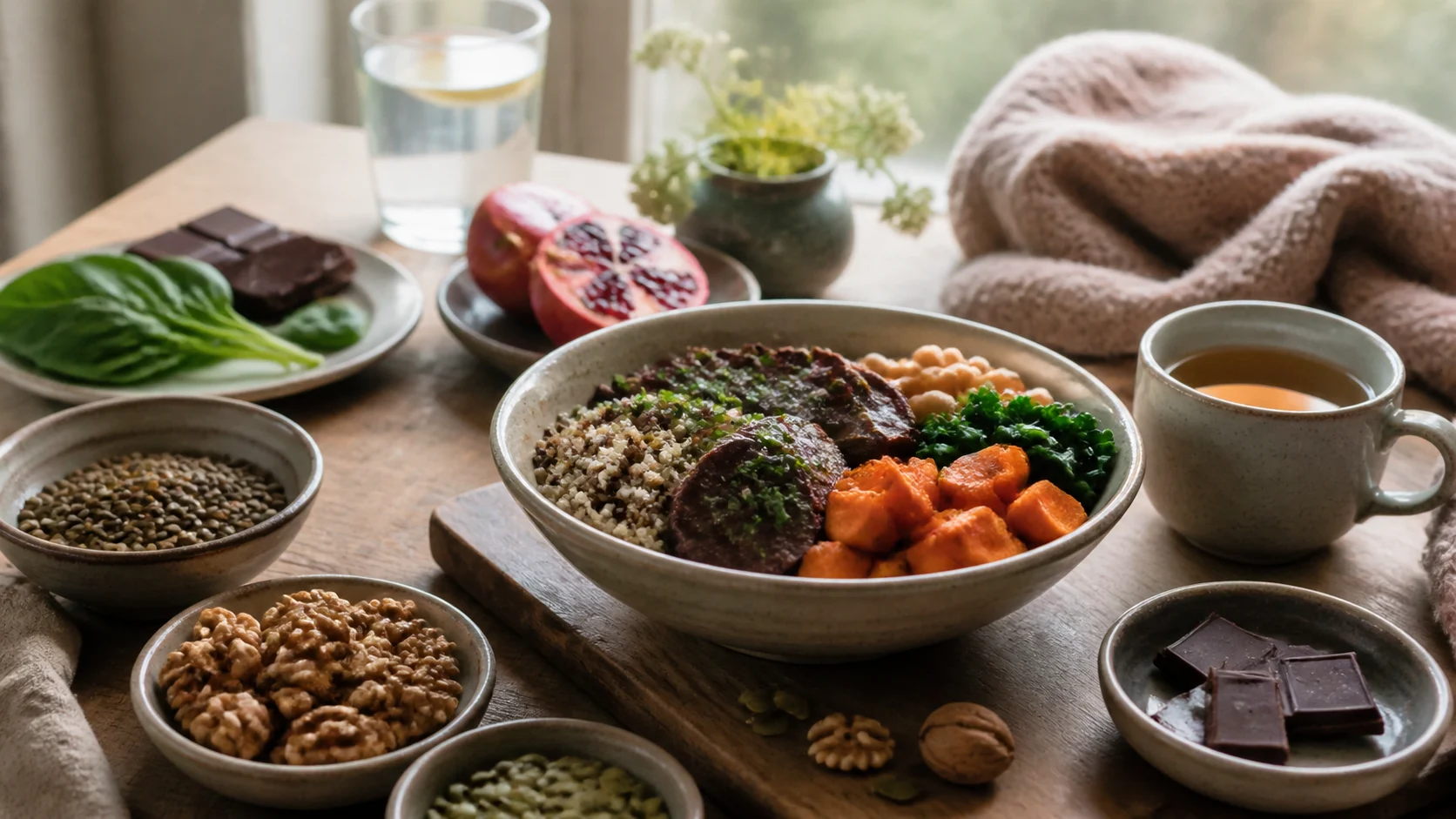 Foods for Period Fatigue and Cravings: Gentle Ways to Support Energy and Comfort