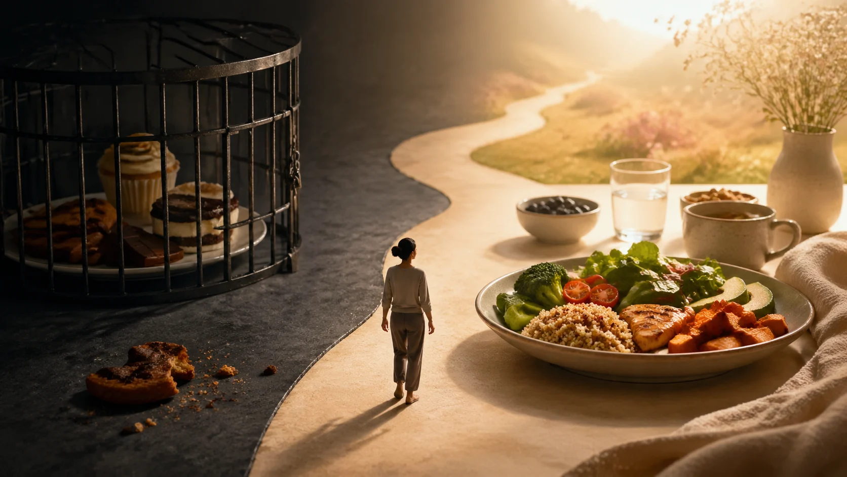 How to Restrict Binge Cycle Patterns Without More Food Fear